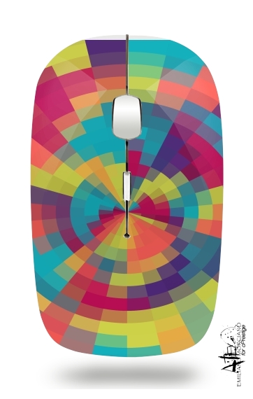  Spiral of colors para Ratón óptico inalámbrico con receptor USB