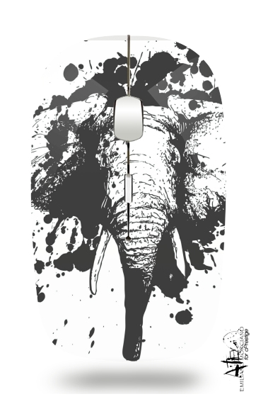  Splashing Elephant para Ratón óptico inalámbrico con receptor USB