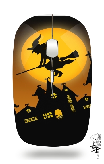 Spooky Halloween 2 para Ratón óptico inalámbrico con receptor USB