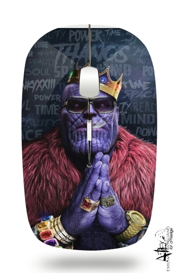  Thanos mashup Notorious BIG para Ratón óptico inalámbrico con receptor USB