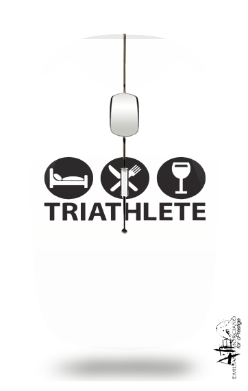  Triathlete Apero du sport para Ratón óptico inalámbrico con receptor USB