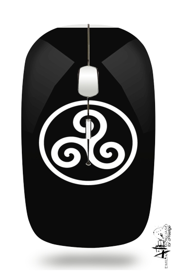  Triskel Symbole para Ratón óptico inalámbrico con receptor USB