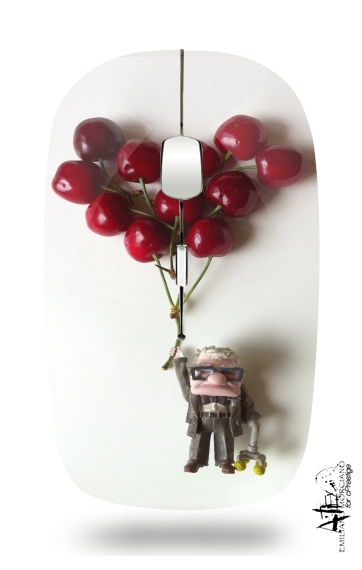  Up Cherries para Ratón óptico inalámbrico con receptor USB