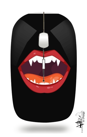  Vampire Mouth para Ratón óptico inalámbrico con receptor USB