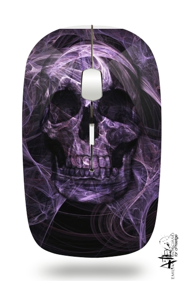  Violet Skull para Ratón óptico inalámbrico con receptor USB