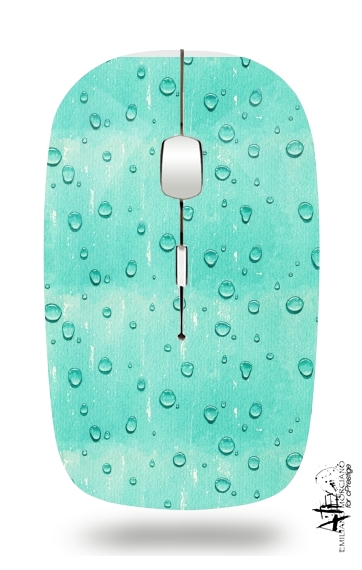  Water Drops Pattern para Ratón óptico inalámbrico con receptor USB