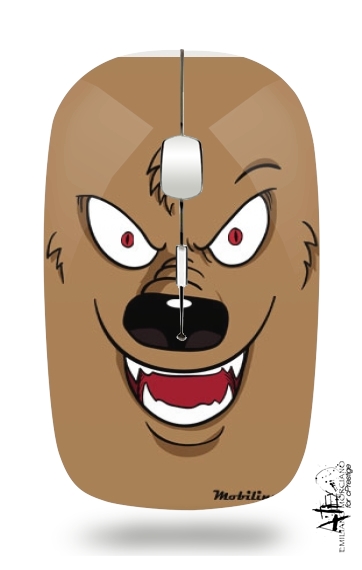  hombre-lobo para Ratón óptico inalámbrico con receptor USB