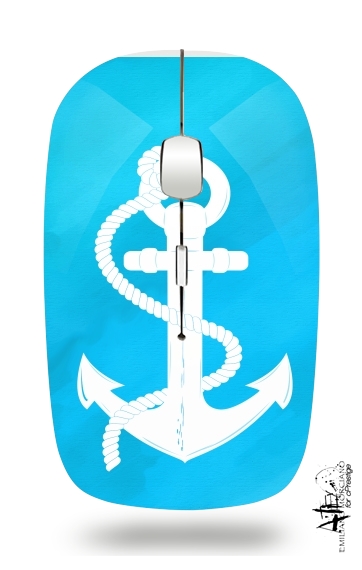  White Anchor para Ratón óptico inalámbrico con receptor USB