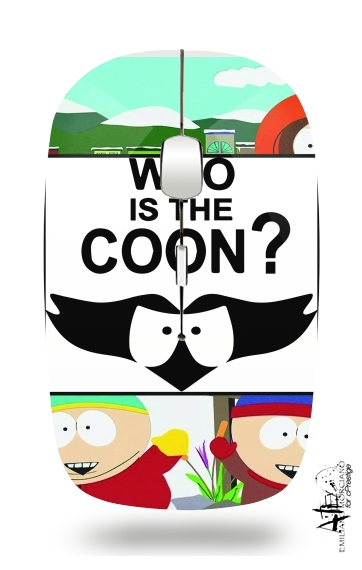  Who is the Coon ? Tribute South Park cartman para Ratón óptico inalámbrico con receptor USB