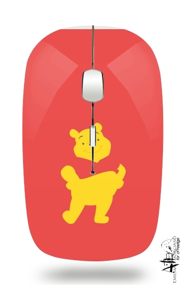 Winnie The pooh Abstract para Ratón óptico inalámbrico con receptor USB