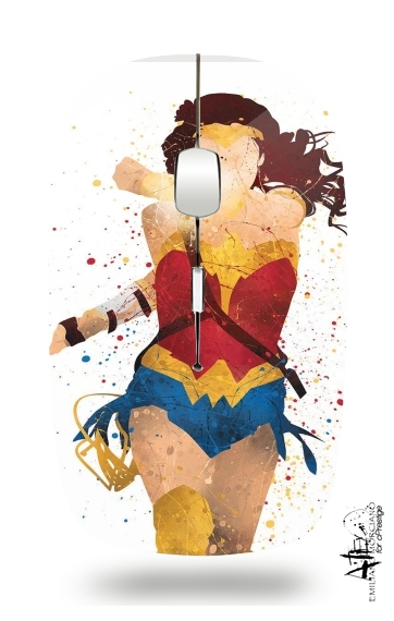  Wonder Girl para Ratón óptico inalámbrico con receptor USB