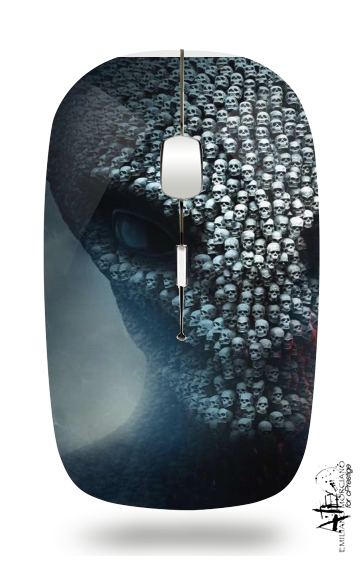  Xcom Alien Skull para Ratón óptico inalámbrico con receptor USB