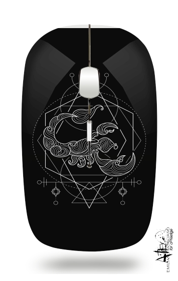  Zodiac scorpion geometri para Ratón óptico inalámbrico con receptor USB