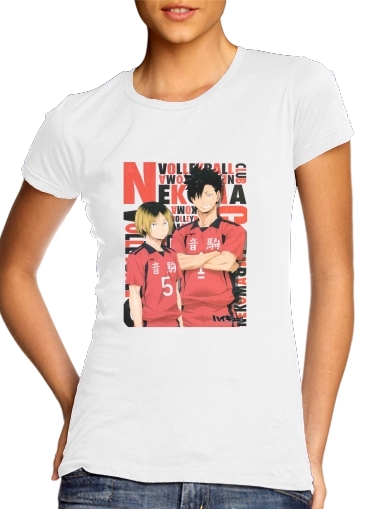   Haikyuu Nekoma para Camiseta Mujer