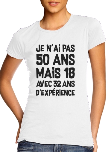  50 ans Cadeau anniversaire para Camiseta Mujer