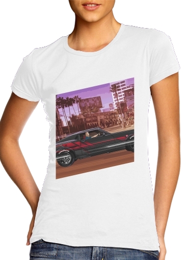  A race. Mustang FF8 para Camiseta Mujer