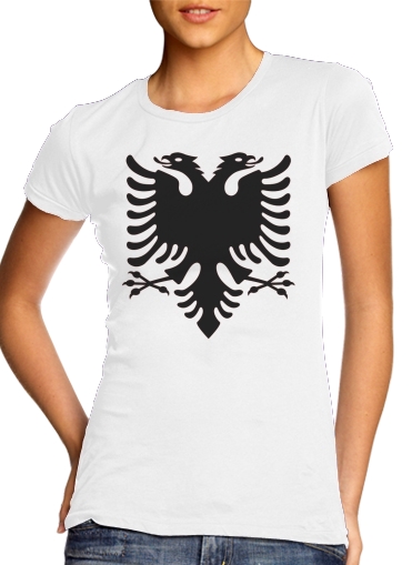  Albanie Painting Flag para Camiseta Mujer