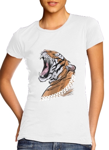  Animals Collection: Tiger  para Camiseta Mujer