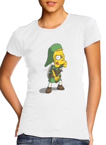  Bart X Link para Camiseta Mujer