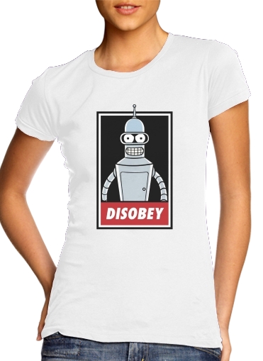 purpura- Bender Disobey para Camiseta Mujer