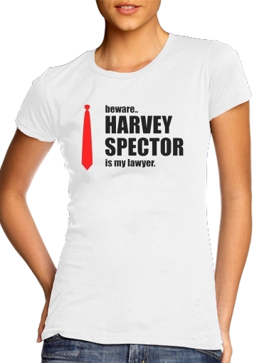  Beware Harvey Spector is my lawyer Suits para Camiseta Mujer