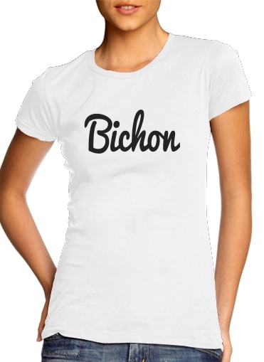  Bichon para Camiseta Mujer