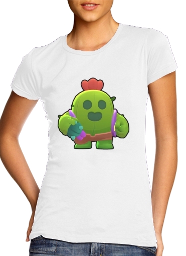  Brawl Stars Spike Cactus para Camiseta Mujer