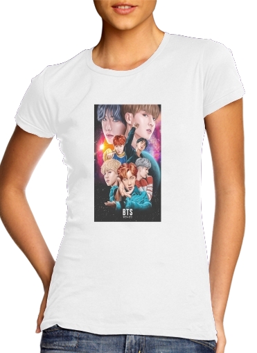  BTS DNA FanArt para Camiseta Mujer