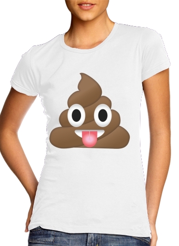  Caca Emoji para Camiseta Mujer