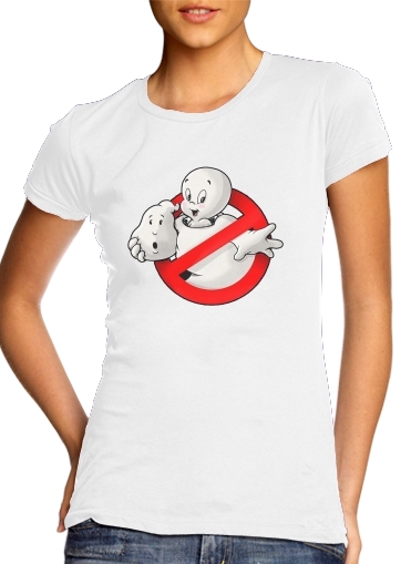 Casper x ghostbuster mashup para Camiseta Mujer