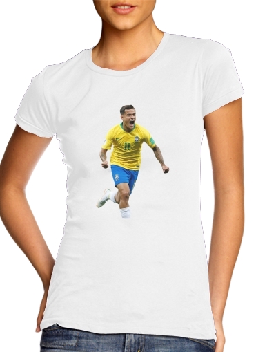  coutinho Football Player Pop Art para Camiseta Mujer