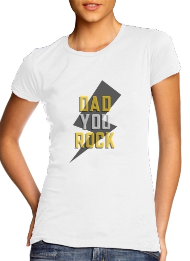  Dad rock You para Camiseta Mujer