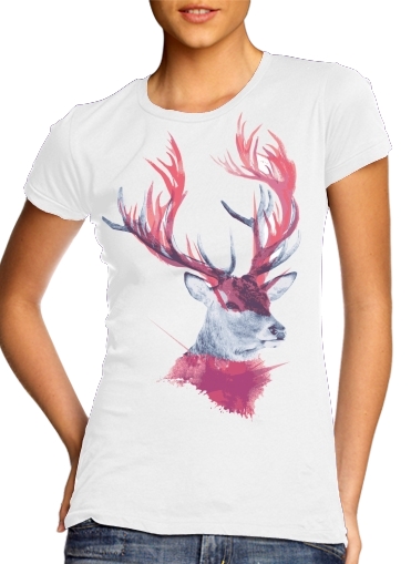  Deer paint para Camiseta Mujer