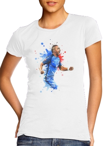  Dimitri Payet Fan Art France Team  para Camiseta Mujer