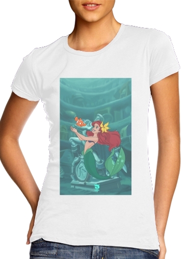 purpura- Disney Hangover Ariel and Nemo para Camiseta Mujer