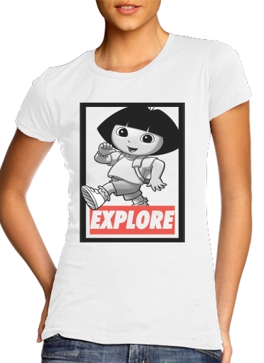  Dora Explore para Camiseta Mujer