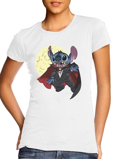  Dracula Stitch Parody Fan Art para Camiseta Mujer