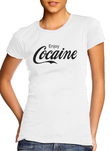  Enjoy Cocaine para Camiseta Mujer