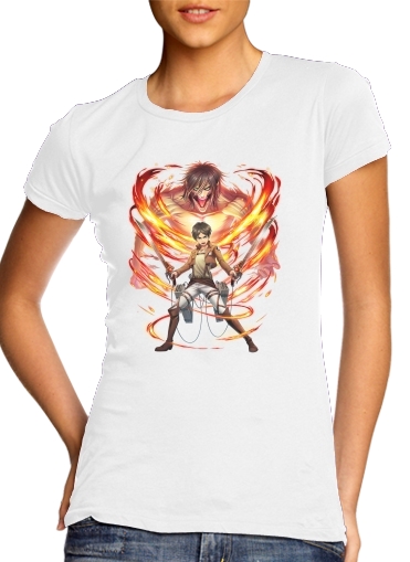  Eren Jaeger para Camiseta Mujer