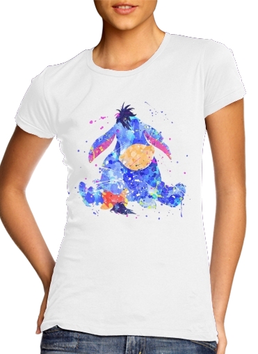  Eyeore Water color style para Camiseta Mujer