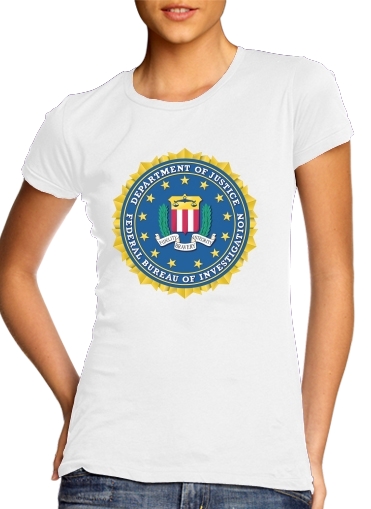 FBI Federal Bureau Of Investigation para Camiseta Mujer
