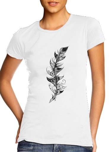  Feather para Camiseta Mujer