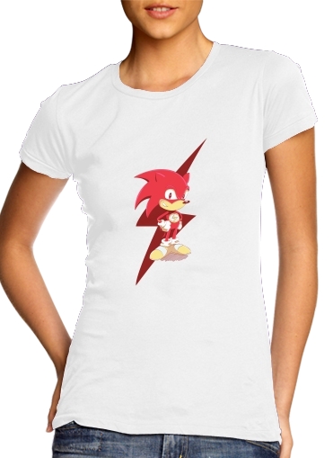  Flash The Hedgehog para Camiseta Mujer
