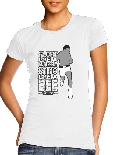  Float like a butterfly Sting like a bee para Camiseta Mujer