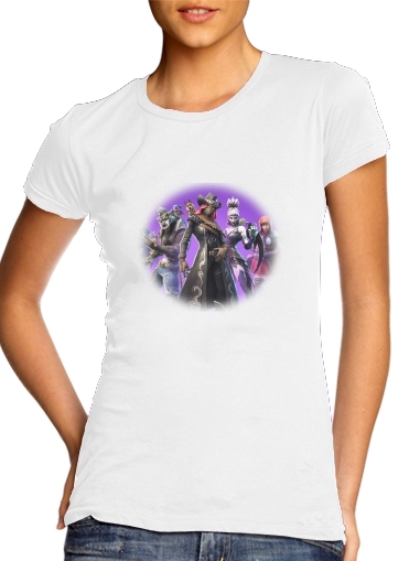 purpura- fortnite temporada 6 Compañeros de mascotas para Camiseta Mujer