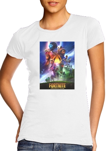  Fortnite Skin Omega Infinity War para Camiseta Mujer