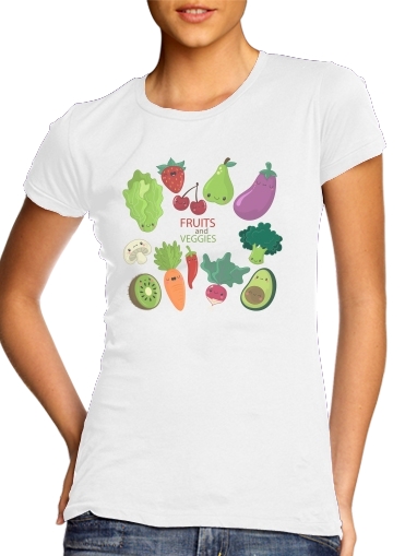  Fruits and veggies para Camiseta Mujer