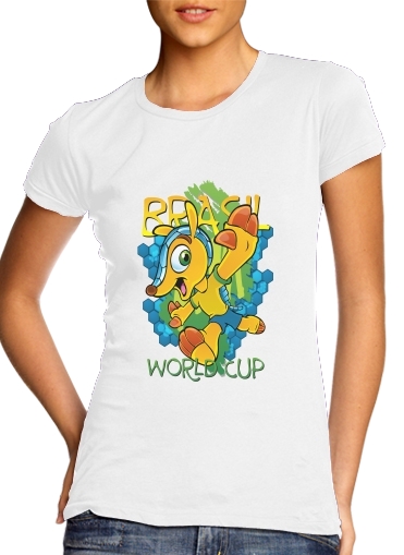  Fuleco Brasil 2014 World Cup 01 para Camiseta Mujer