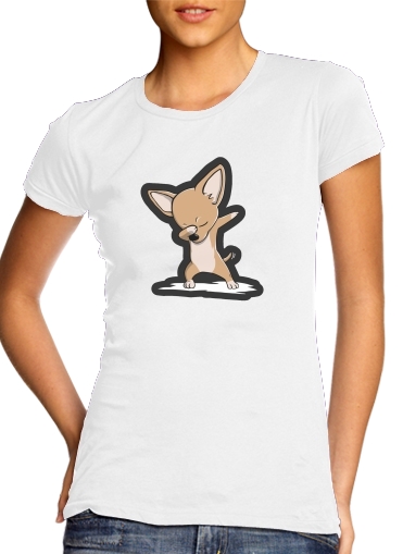  Funny Dabbing Chihuahua para Camiseta Mujer