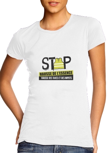  Gilet Jaune Stop aux taxes para Camiseta Mujer